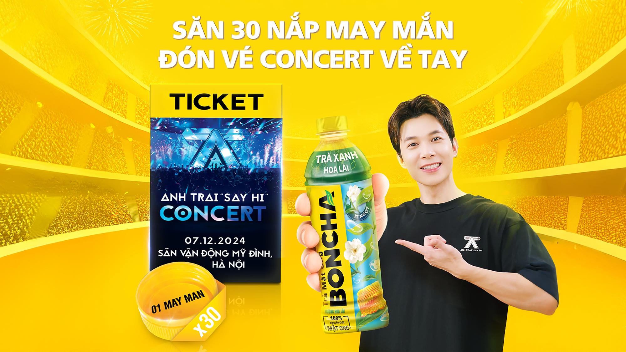 Cách nhận vé concert 3 Anh Trai "Say Hi" từ BONCHA- Ảnh 2.