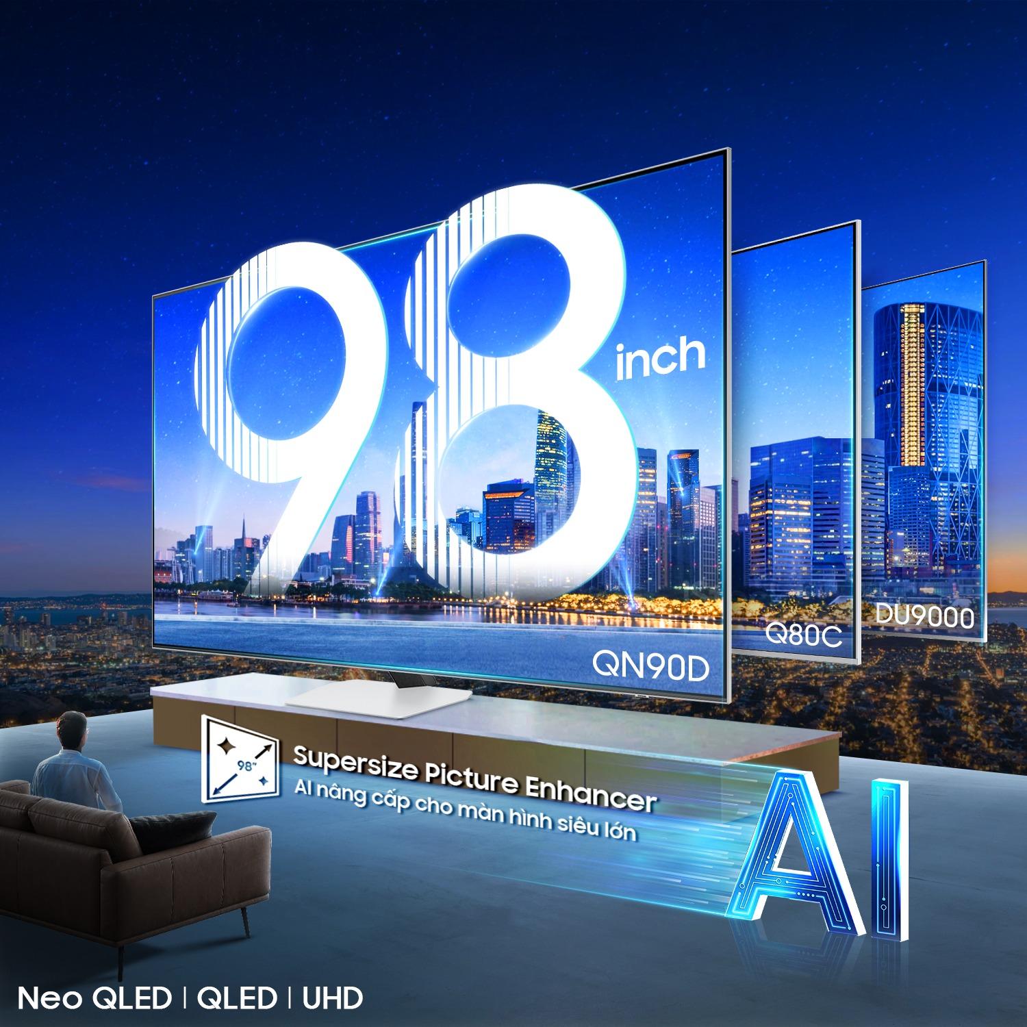 Đa dạng lựa chọn TV Samsung 98 inch: Màn hình cực đại cho trải nghiệm Tết cực đỉnh- Ảnh 3.