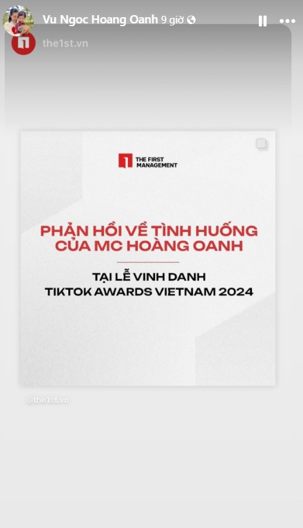 Căng: Công ty quản lý Hoàng Oanh tung toàn bộ kịch bản dẫn dắt TikTok Awards Vietnam 2024, tên người chiến thắng lộ rõ- Ảnh 6.