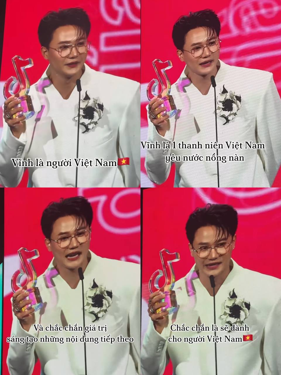 Vĩnh Thích Ăn Ngon: Chàng trai đam mê ẩm thực cùng lời phát biểu gây sốt tại TikTok Awards 2024- Ảnh 1.