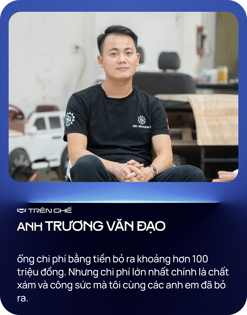 [Trên Ghế 45] Cha đẻ VinFast VF 7 bằng gỗ: Chi phí hết 100 triệu nhưng không đắt bằng chất xám và công sức 12 tiếng/ngày trong hơn 2 tháng- Ảnh 8.