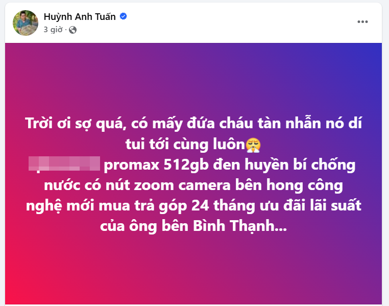 Phản ứng vừa dễ thương vừa hài hước Huỳnh Anh Tuấn khi bị khán giả