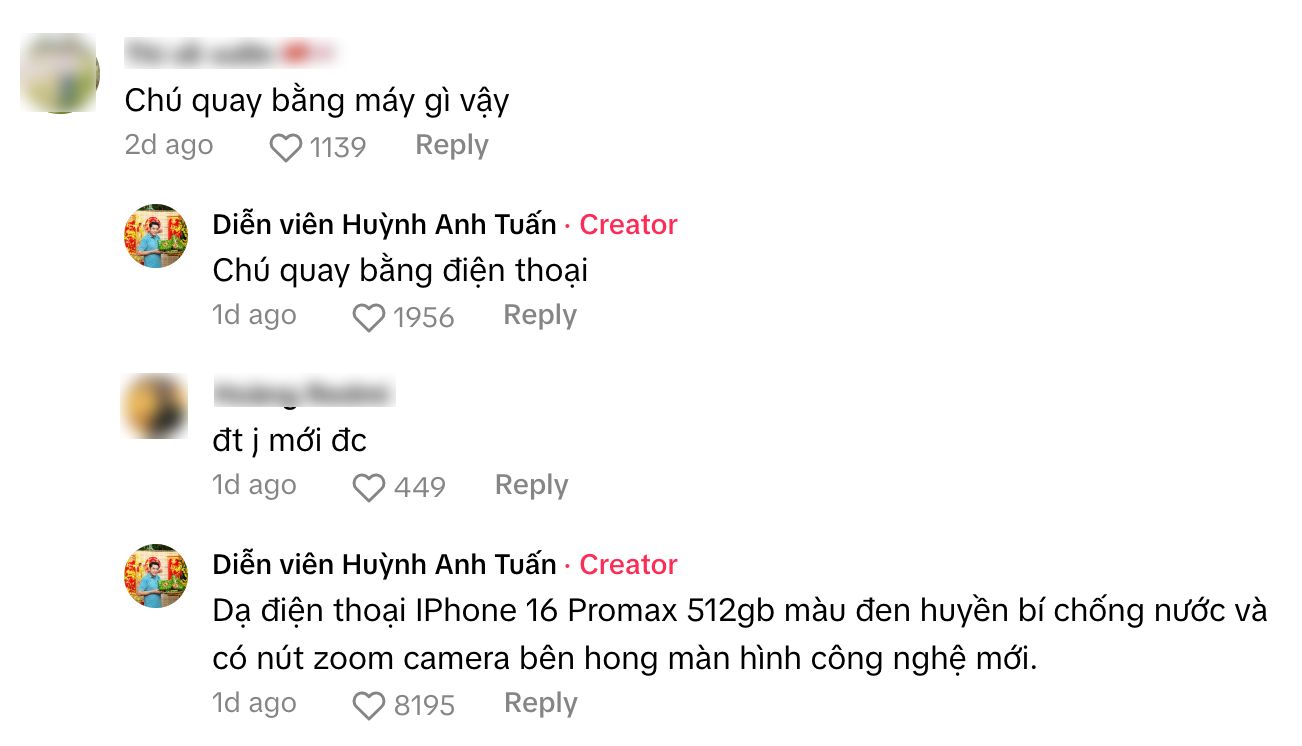 Nam diễn viên là "hiện tượng" nấu ăn trên TikTok tiếp tục được gọi là "vựa muối" bởi cách trả lời fan- Ảnh 3.