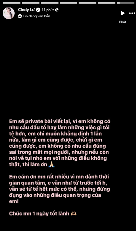 Vợ cũ Hoài Lâm thông báo khóa bài viết cực căng lúc nửa đêm, lý do là gì?- Ảnh 2.