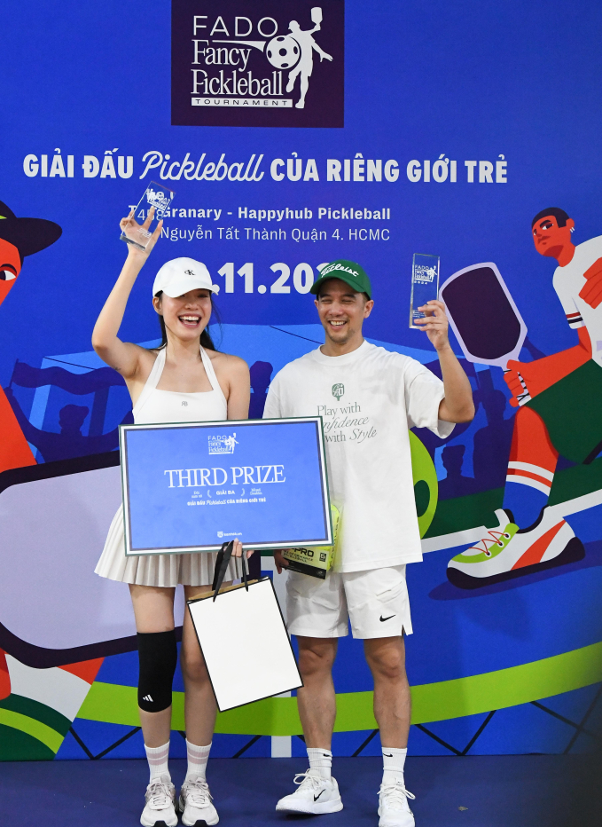 Dàn sao Việt phấn khích nhảy múa trong khoảnh khắc trao cúp vô địch, FADO Fancy Pickleball thành công mỹ mãn!- Ảnh 5.