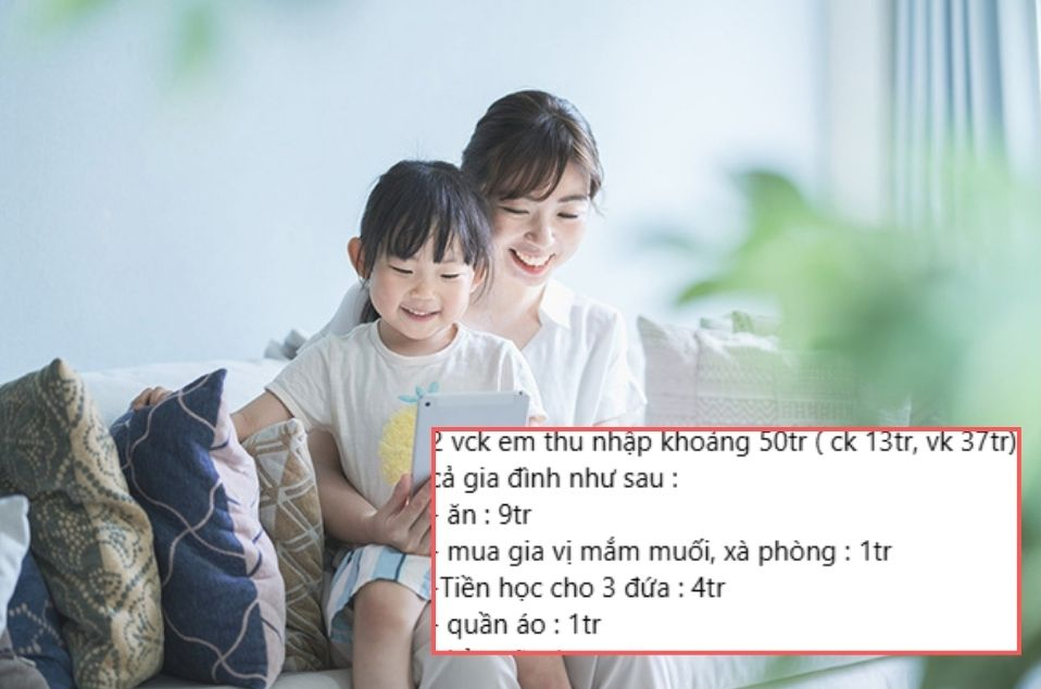 Tổng nhập 50 triệu, xem tiền học bà mẹ Hà Nội chi cho 3 con mà phục sát đất!- Ảnh 1.