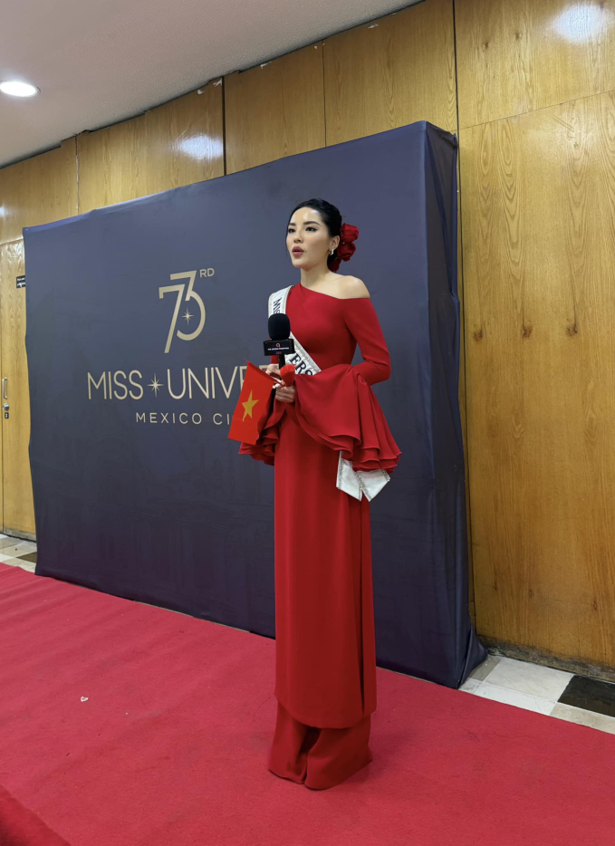 Kỳ Duyên bị nhân viên an ninh ở Miss Universe nhắc nhở- Ảnh 2.