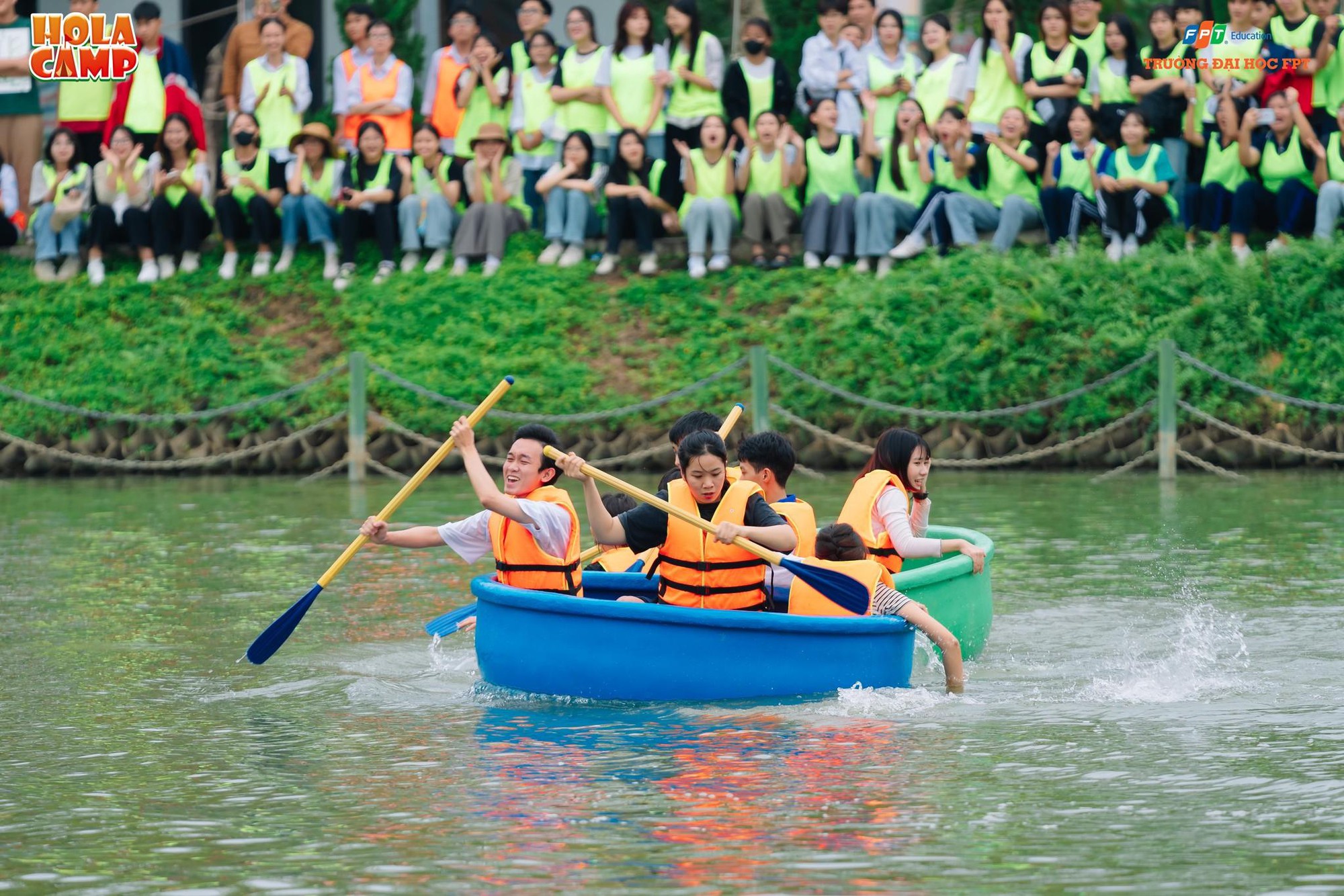 Hàng ngàn thủ lĩnh học sinh THPT "cháy" hết mình cùng sự kiện Hola Camp tại Đại học FPT Hà Nội- Ảnh 4.