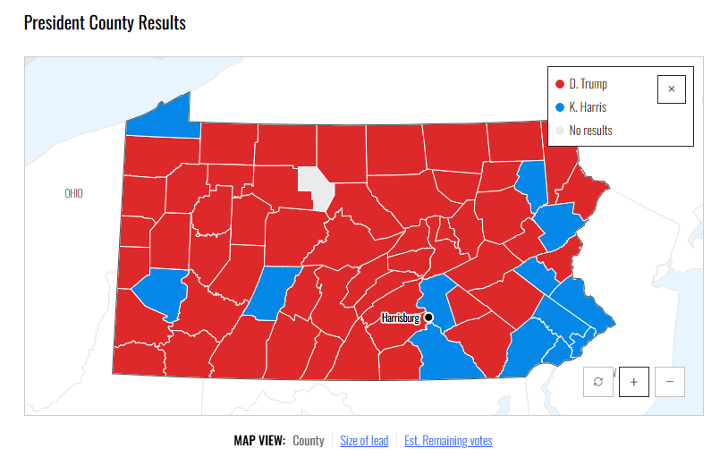 Ông Trump vừa vượt bà Harris tại bang chiến trường Pennsylvania: Những biểu đồ phác họa toàn cảnh cuộc đua cam go- Ảnh 3.