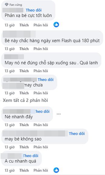 1 giây phản xạ nhanh cứu em bé thoát khỏi 