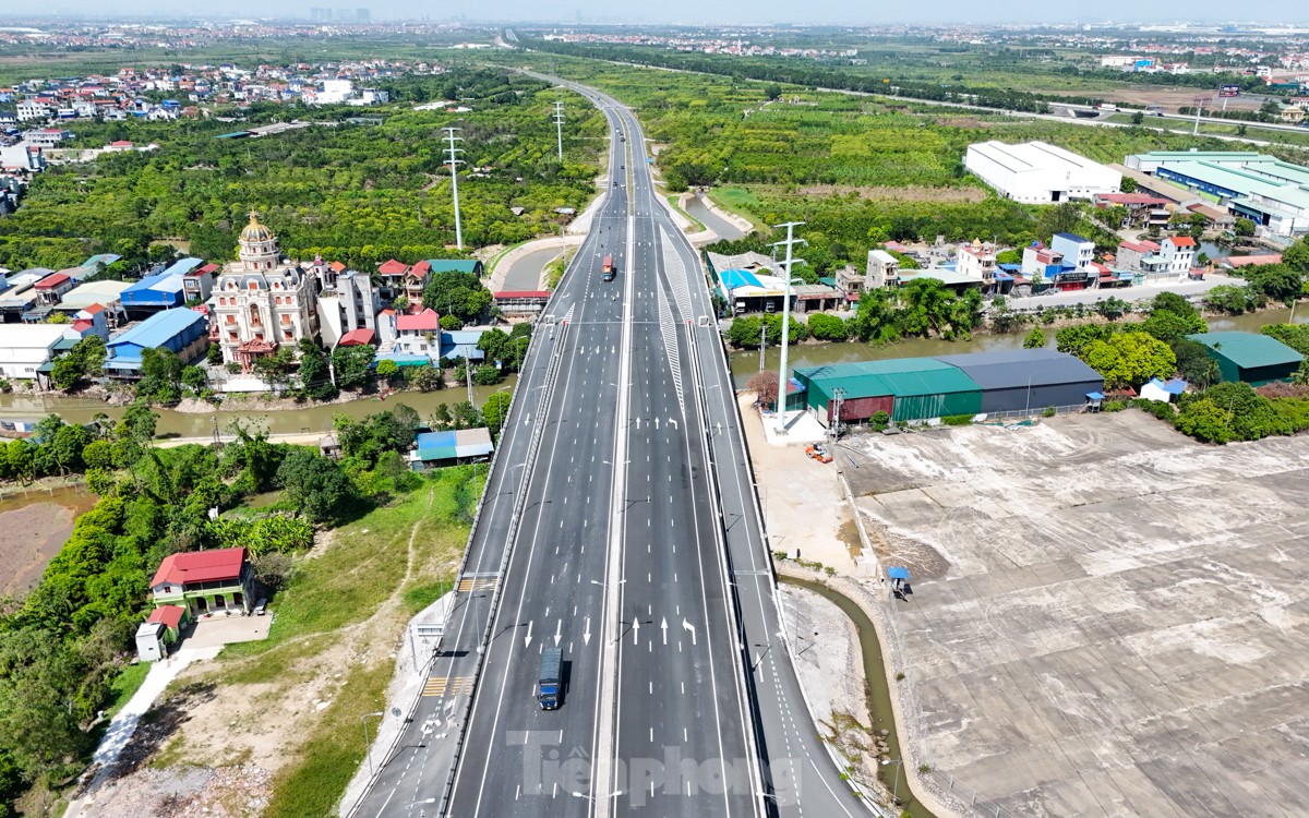 Cận cảnh tuyến đường liên tỉnh Hà Nội - Hưng Yên gần 3.000 tỷ sắp hoàn thành- Ảnh 14.