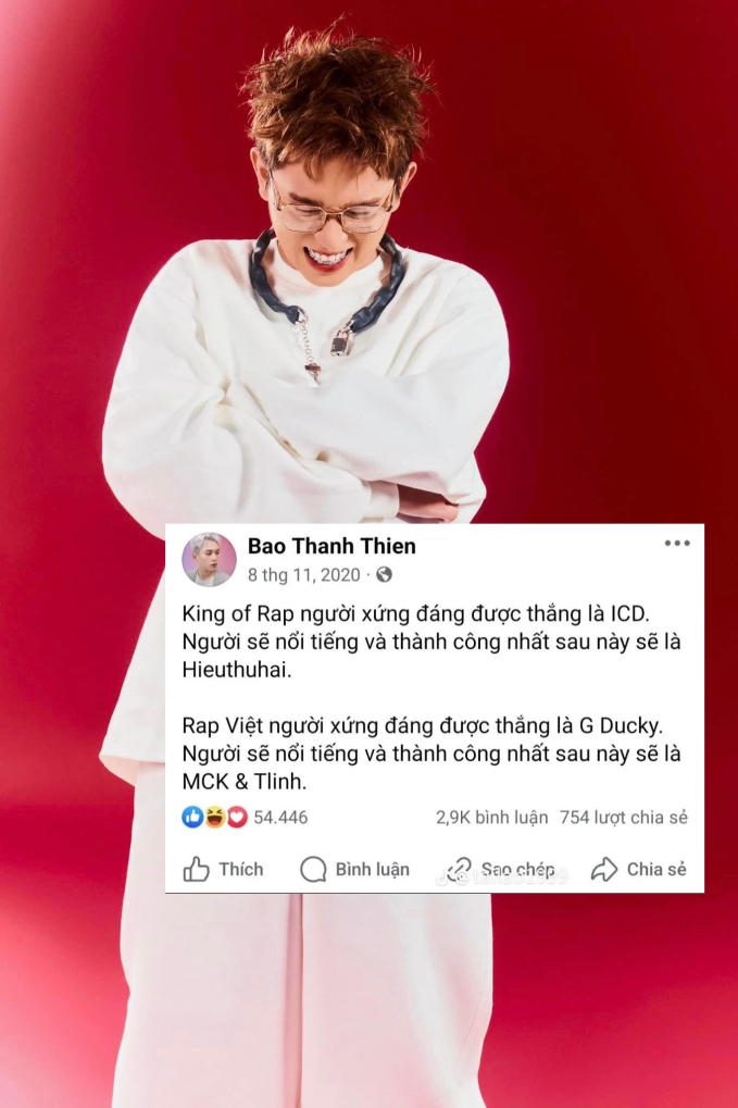 Lời "tiên tri" của B Ray về HIEUTHUHAI- Ảnh 2.