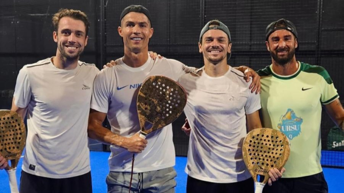 Ronaldo say mê một môn giống pickleball, mua luôn một trung tâm thể thao để tập cho dễ- Ảnh 2.