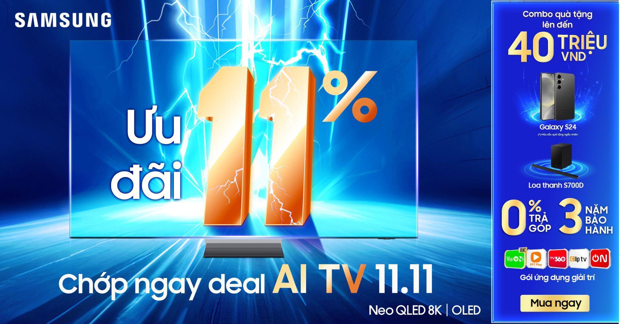 Chớp deal 11.11 đỉnh, săn AI TV đỉnh- Ảnh 1.