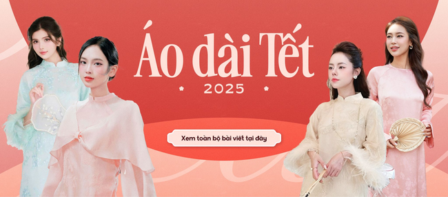 Áo dài Tết 2025: Vẫn là thiết kế trơn màu nhưng thêm chi tiết cách điệu, lọt vào "mắt xanh" của các chị em- Ảnh 30.