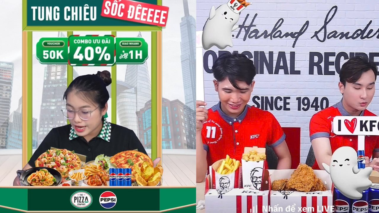 KFC Việt Nam thu hơn 1 tỷ đồng trong 2 tháng chỉ nhờ livestream bán gà trên TikTok, The Pizza Company quyết không chịu thua- Ảnh 1.