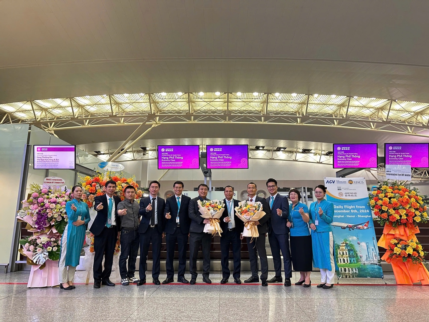 Juneyao Airlines lần đầu tiên ra mắt đường bay Việt Nam- Ảnh 5.