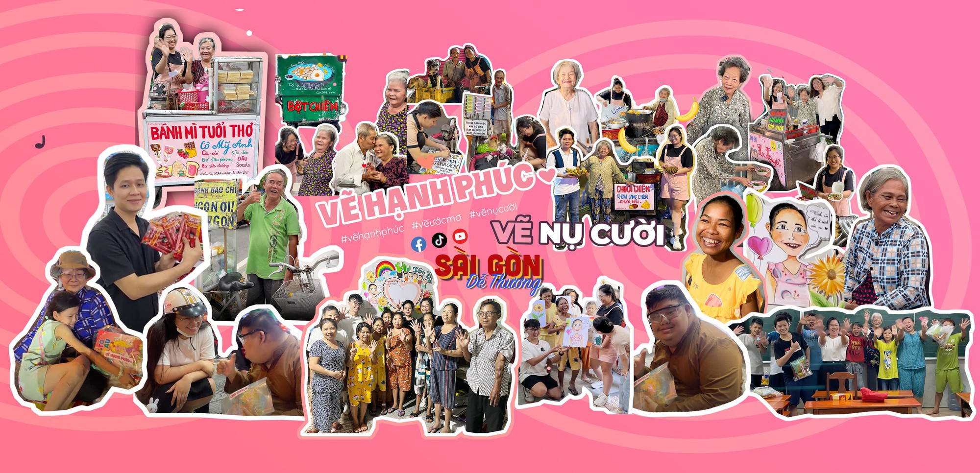 Vĩnh Thích Ăn Ngon, Tina Thảo Thi, Vẽ Hạnh Phúc: Bộ ba 