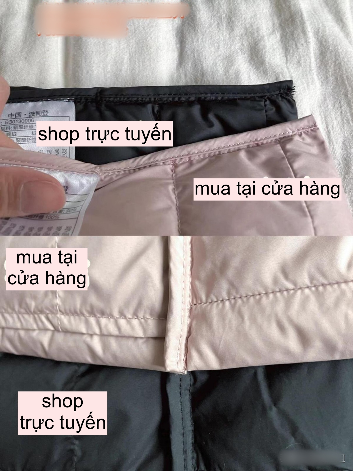 Cùng 1 chiếc áo khoác lông vũ, mua online và mua tại cửa hàng truyền thống có gì khác biệt?- Ảnh 4.