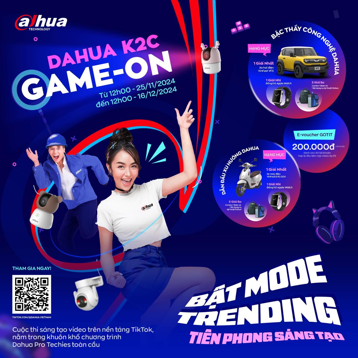 Sáng tạo nội dung nhận VinFast VF 3: Khoe ngay khoảnh khắc ấn tượng cùng “K2C Game On” trên TikTok nào!- Ảnh 1.