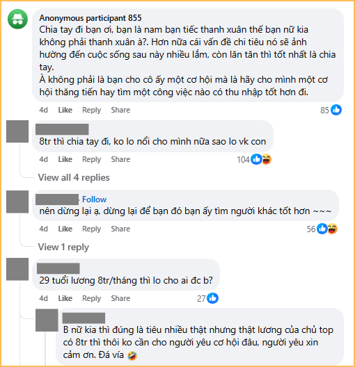 Lương 8 triệu, tiết kiệm được 2 triệu, ch&agrave;ng trai 29 tuổi vẫn bị chỉ tr&iacute;ch v&igrave; 1 c&acirc;u hỏi- Ảnh 2.