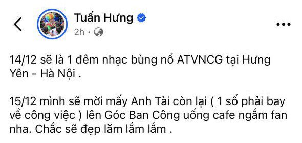 Chuyện gì đã xảy ra tại góc ban công nhà Tuấn Hưng tối nay?- Ảnh 1.