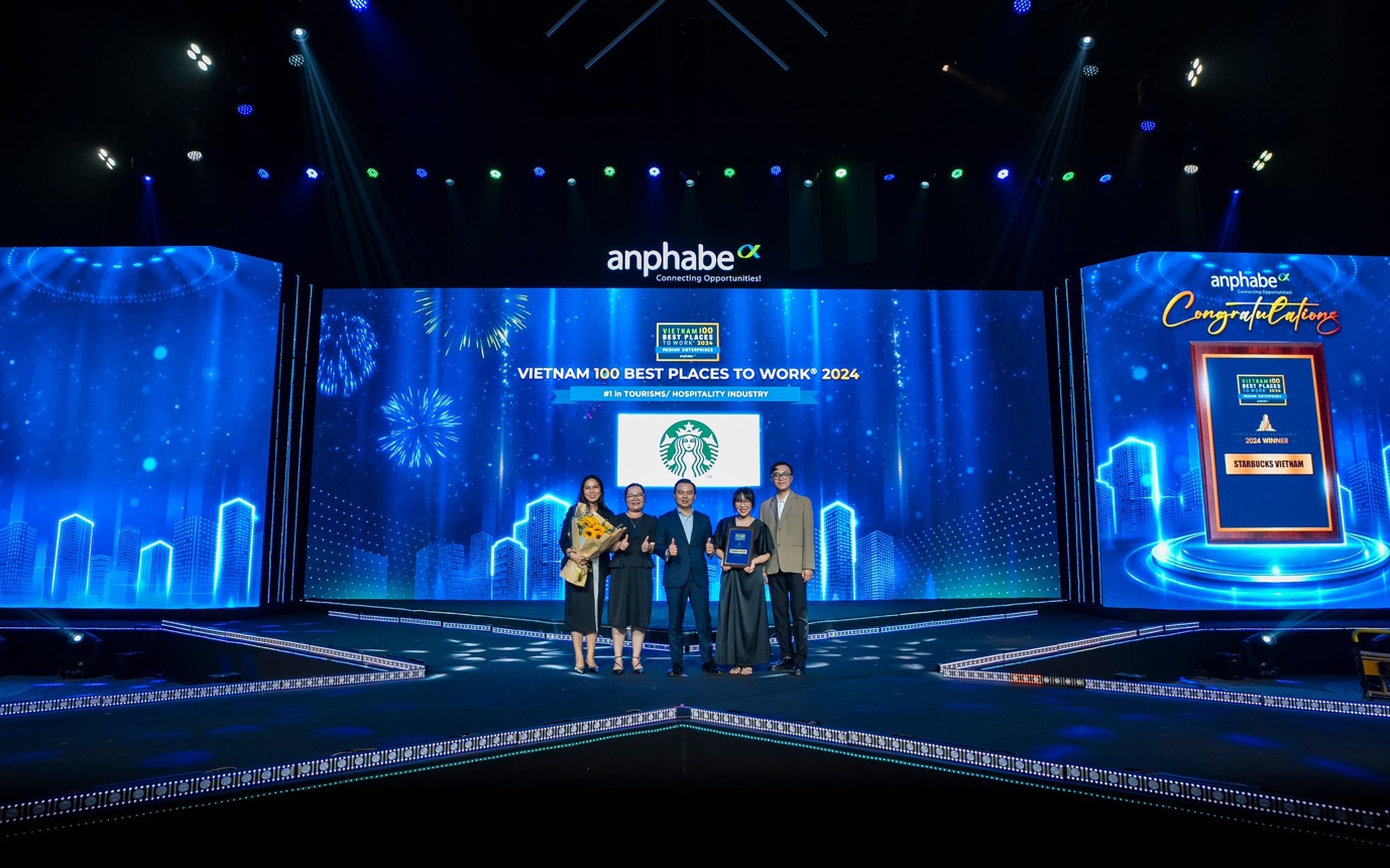 Starbucks Vietnam tiếp tục được Vinh danh trong Top 100 nơi làm việc tốt nhất Việt Nam năm 2024- Ảnh 2.