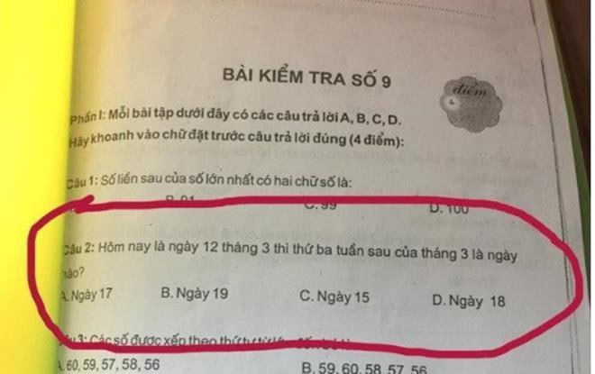 Bài toán tính ngày tháng của học sinh tiểu học khiến người lớn cũng phải lao đao- Ảnh 1.