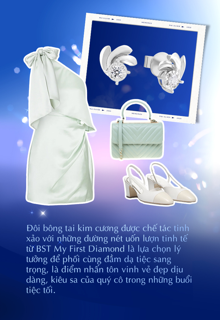 Tôn vẻ đĩnh đạc của các cô nàng công sở với gợi ý mix&match cùng BST My First Diamond- Ảnh 2.