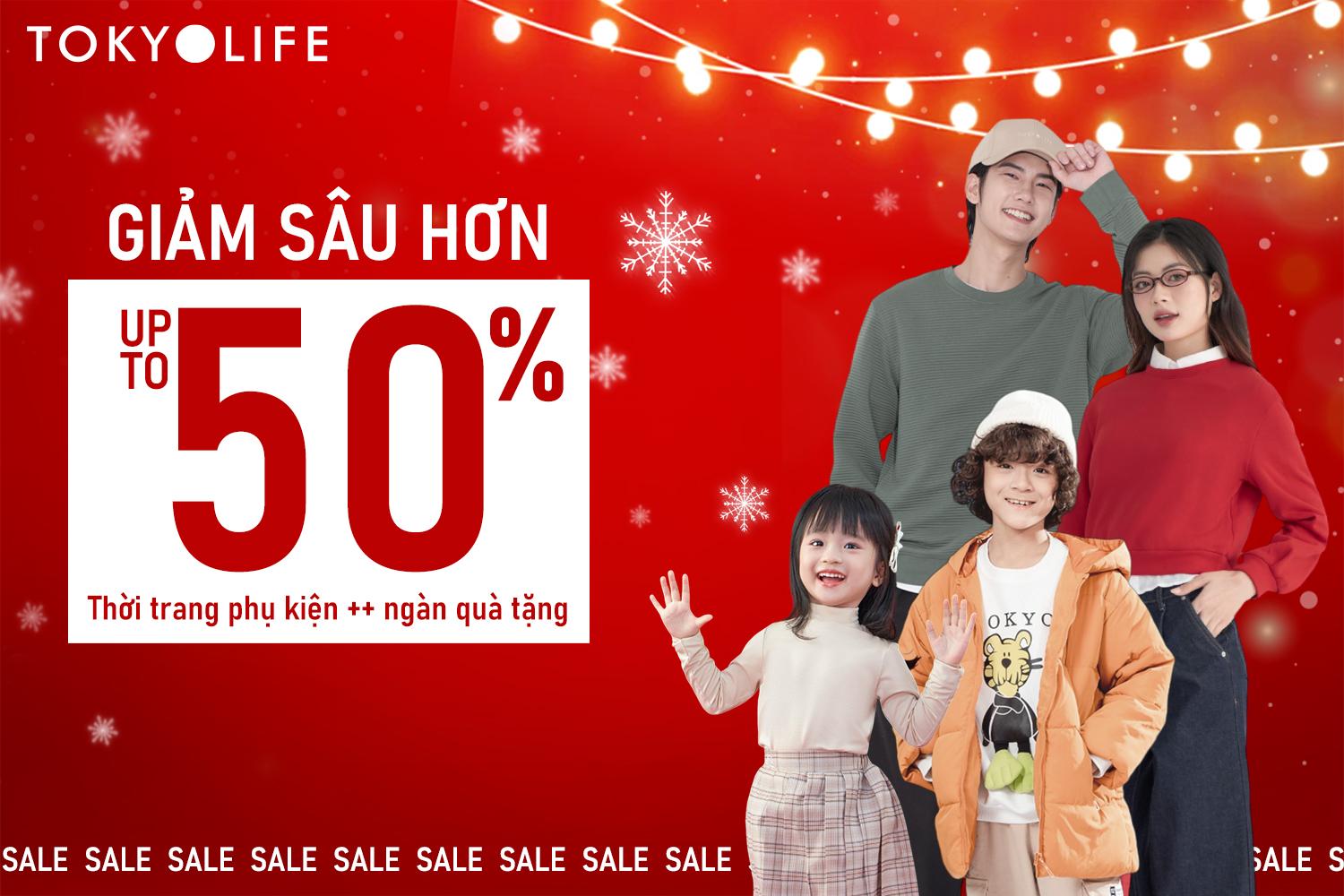 TokyoLife bùng nổ với siêu Sale Noel lên tới 50%++ cùng hàng ngàn quà tặng- Ảnh 1.