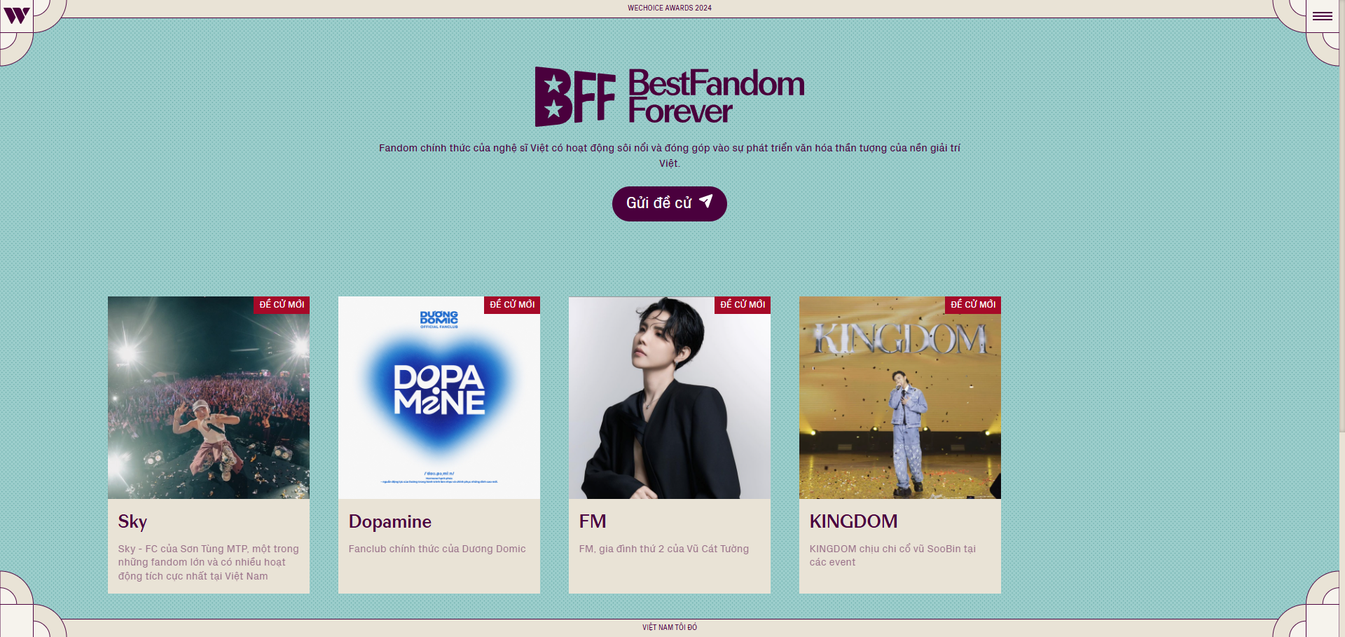 Lần đầu tiên BFF - Best Fandom Forever có mặt ở WeChoice Awards: Chính thức mở cổng đề cử!- Ảnh 6.