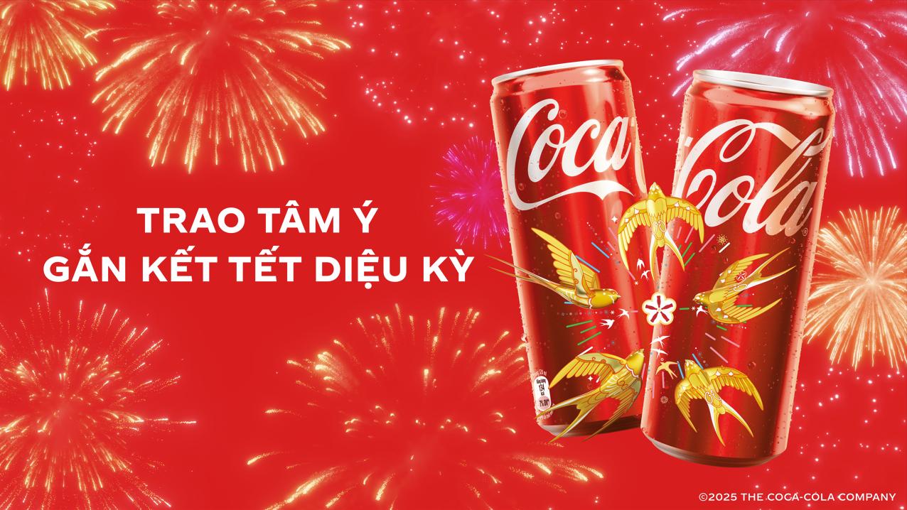 Coca-Cola khởi động chiến dịch Tết 2025: “Trao tâm ý, gắn kết tết diệu kỳ”- Ảnh 1.