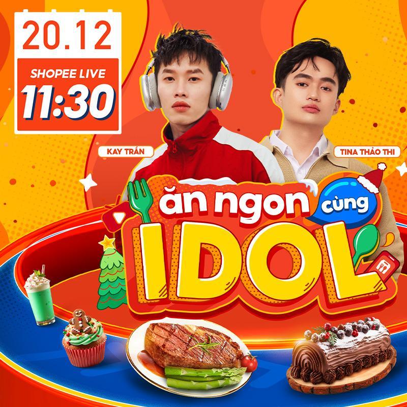 Hé lộ dàn line-up có 1-0-2 của livestream Ăn Ngon Cùng Idol 20.12: Thương hiệu đình đám, deal giảm độc quyền!- Ảnh 1.