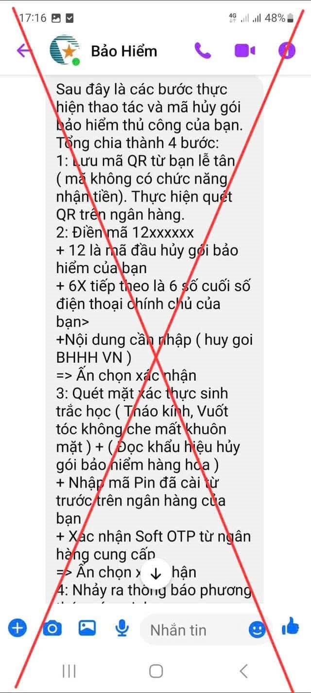 Shipper đọc đúng số tiền và món hàng đặt trên mạng, người phụ nữ suýt bị dụ quét mã QR, xác nhận sinh trắc học để chuyển tiền cho kẻ lừa đảo- Ảnh 2.