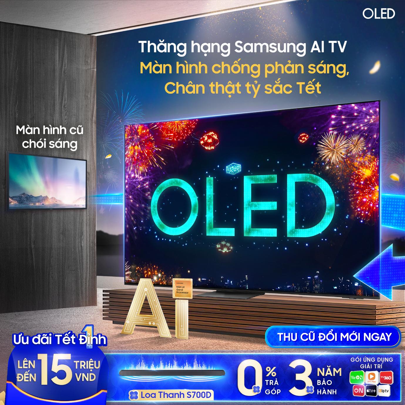 Mãn nhãn trận đấu, bùng nổ cảm xúc - tất cả gói gọn trong màn hình Samsung AI OLED- Ảnh 2.