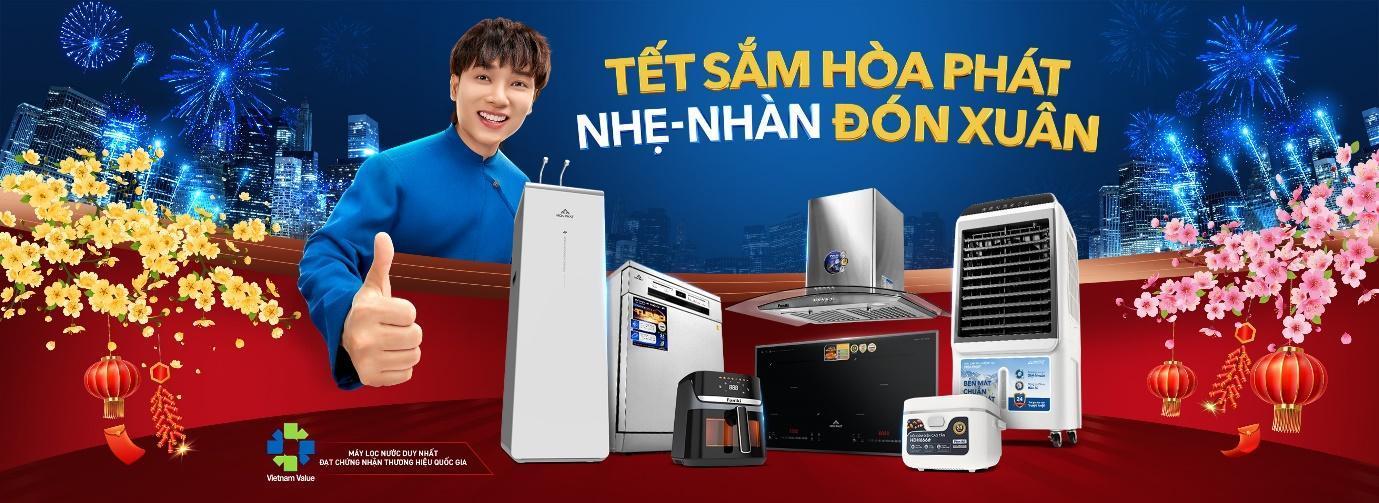 Tết “nhẹ - nhàn - khỏe” với loạt sản phẩm mới từ Điện máy Gia dụng Hòa Phát- Ảnh 1.