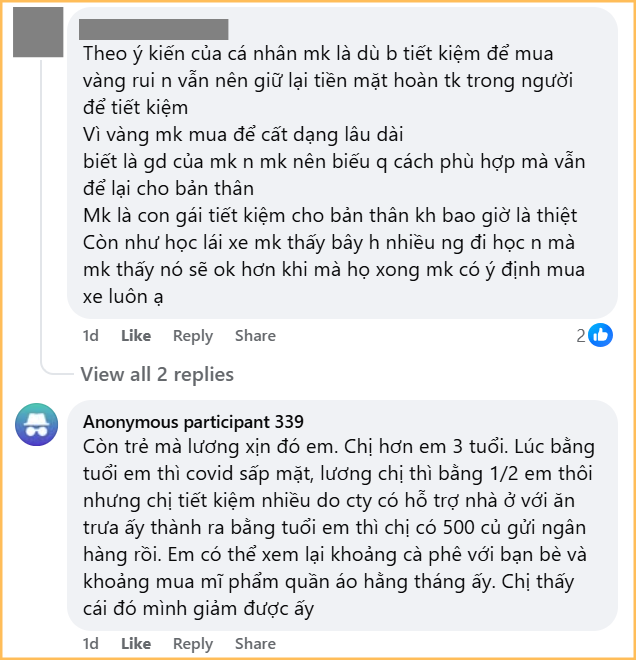 Tiết kiệm hơn 1 cây vàng với 30 triệu tiền mặt, cô gái 26 tuổi khiến nhiều người nể phục, cách chi tiêu hé lộ lý do- Ảnh 3.