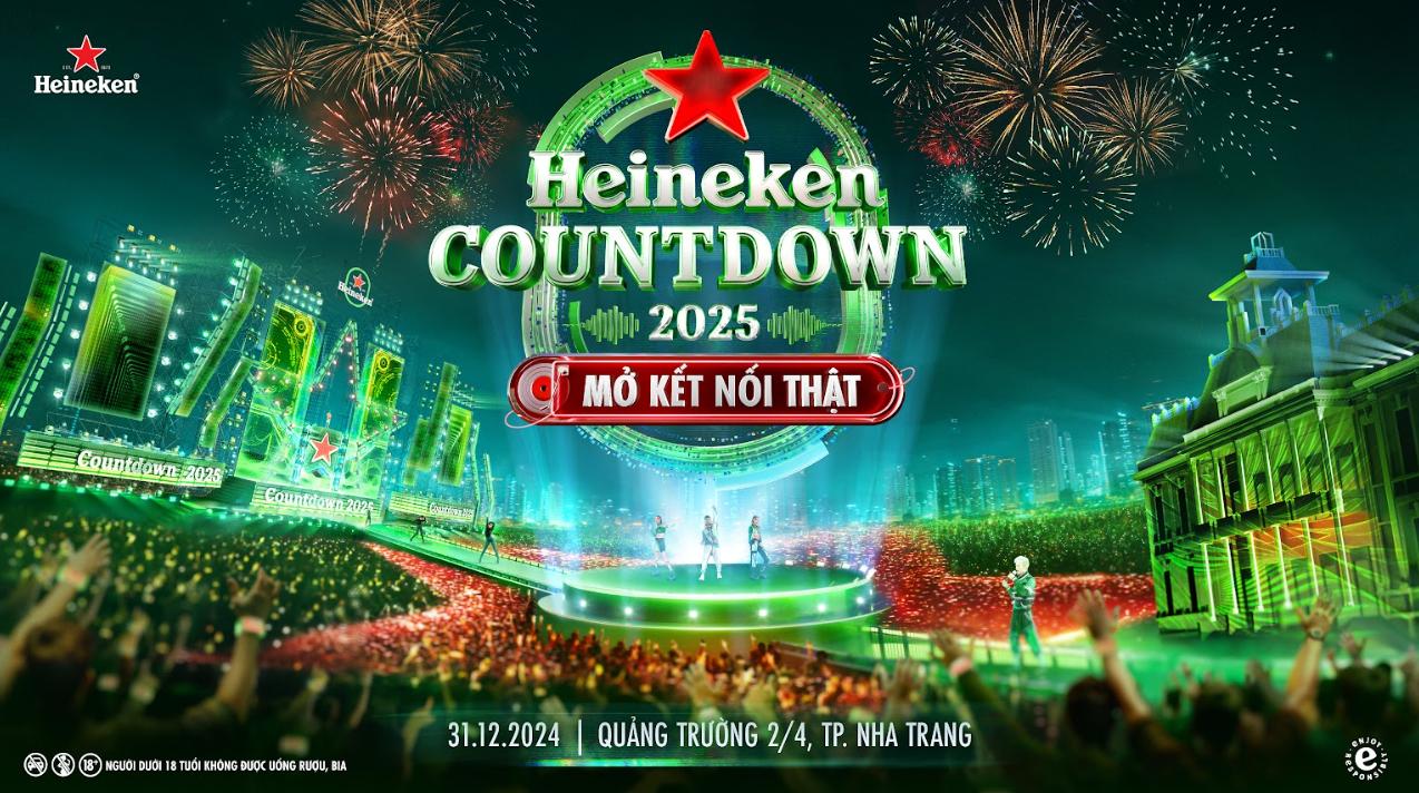 Heineken Countdown 2025: Hé lộ sân khấu đẳng cấp sẵn sàng kết nối triệu trái tim- Ảnh 1.