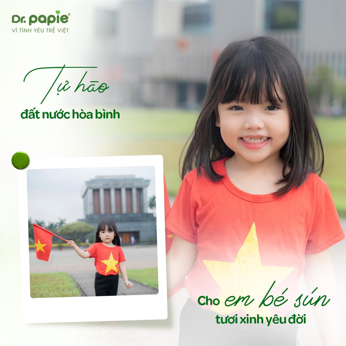 Viral khắp giới bỉm sữa: Bộ ảnh truyền cảm hứng, nu&ocirc;i dưỡng l&ograve;ng y&ecirc;u nước từ thuở "s&uacute;n răng"- Ảnh 7.