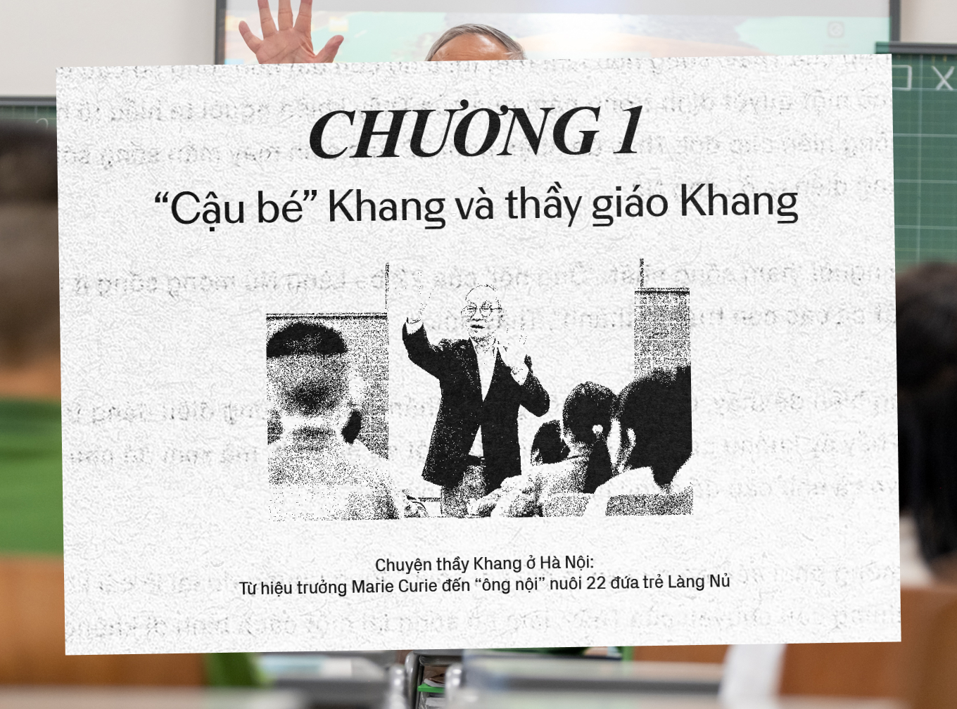 Chuyện thầy Khang ở Hà Nội: Từ hiệu trưởng Marie Curie đến “ông nội” nuôi 22 đứa trẻ Làng Nủ- Ảnh 2.