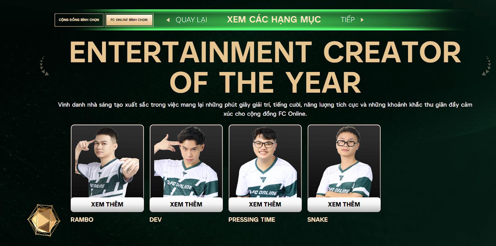 FC Online Year-End Gala 2024 chính thức trở lại: Ai sẽ trở thành Creator Of The Year năm nay?- Ảnh 4.