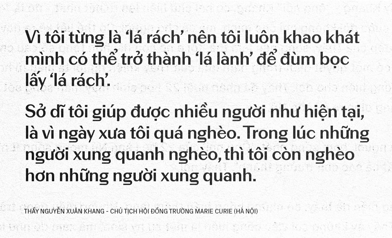 Chuyện thầy Khang ở Hà Nội: Từ hiệu trưởng Marie Curie đến “ông nội” nuôi 22 đứa trẻ Làng Nủ- Ảnh 12.