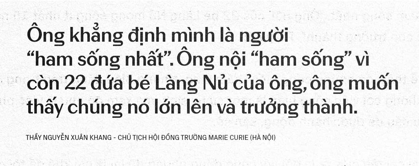 Chuyện thầy Khang ở Hà Nội: Từ hiệu trưởng Marie Curie đến “ông nội” nuôi 22 đứa trẻ Làng Nủ- Ảnh 15.