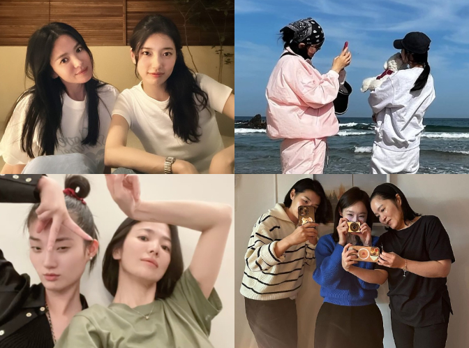 Mượn Suzy và dàn chị em, Song Hye Kyo ám chỉ về tin đồn 