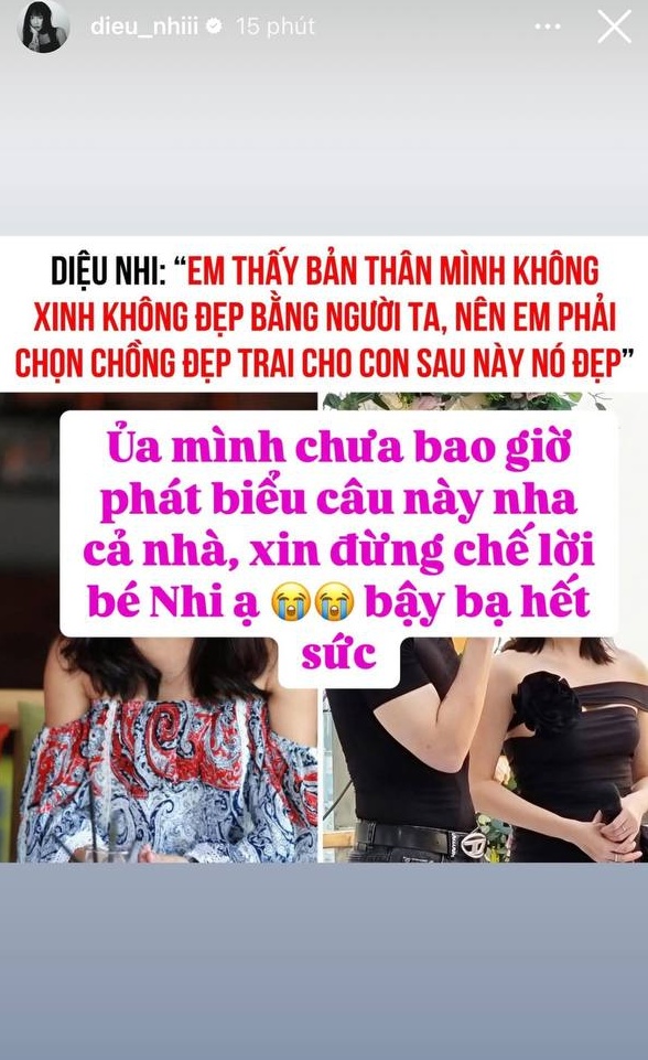 Diệu Nhi lên tiếng thông tin liên quan đến con cái- Ảnh 1.