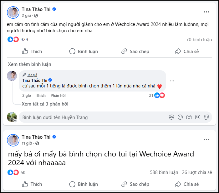 Tất tần tật nguồn năng lượng Gen Z tại WeChoice Awards 2024: Ai cũng "đỉnh nóc", đua nhau gọi vote tưng bừng!- Ảnh 3.