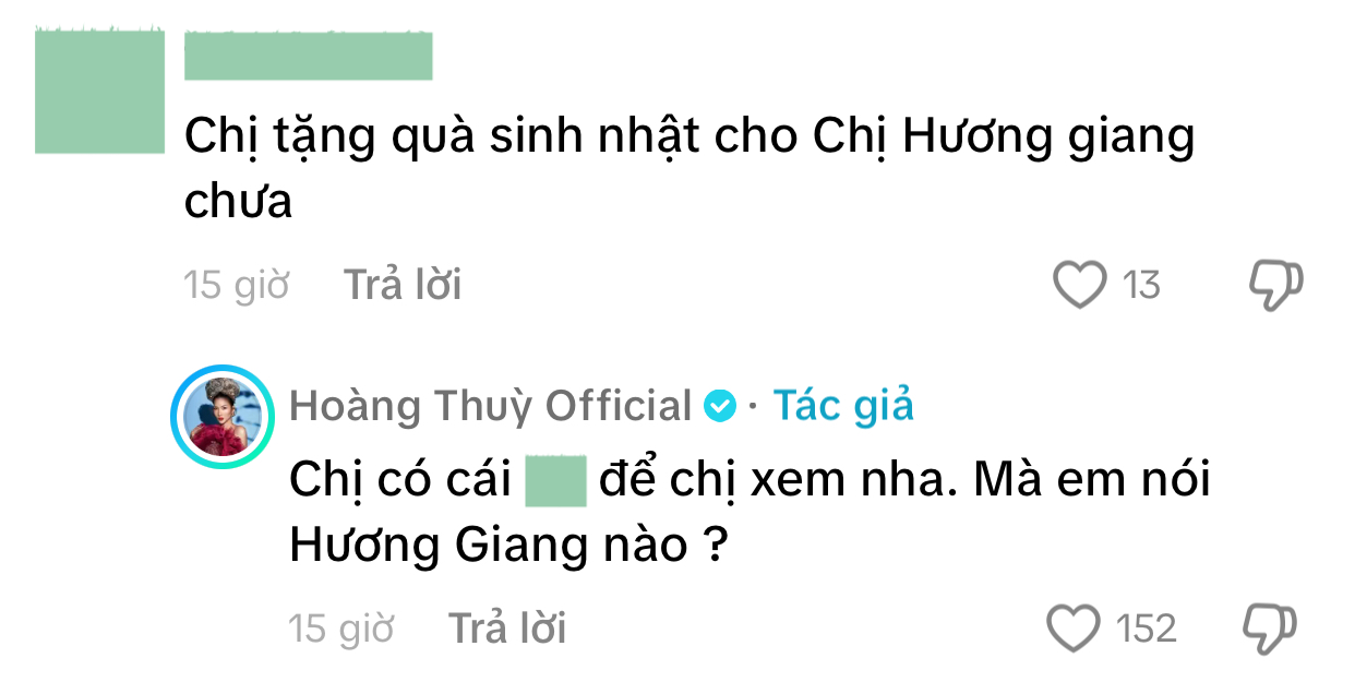 Hoàng Thùy đáp trả 1 câu về Hương Giang sau chuỗi drama khiến dân mạng rần rần: