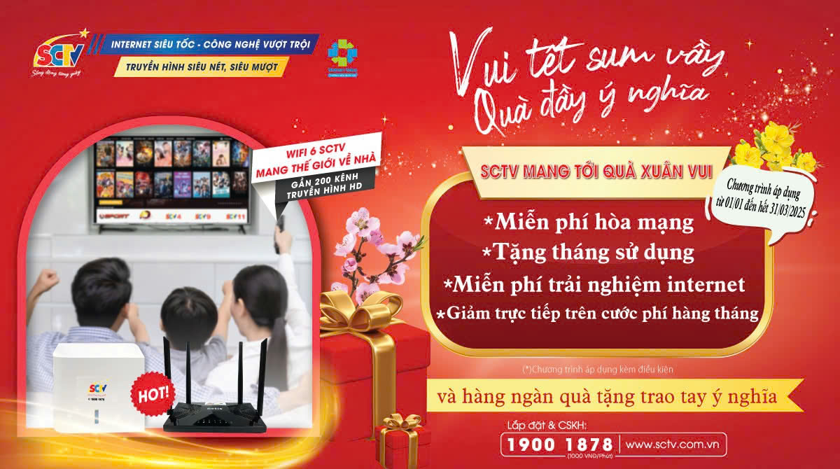 Internet và Truyền hình SCTV: Giải pháp toàn diện cho tổ ấm hiện đại- Ảnh 1.