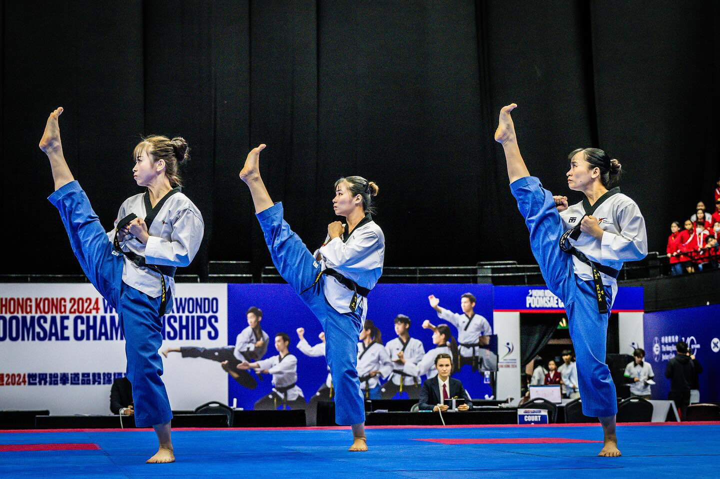 Chị đẹp Châu Tuyết Vân lần thứ 5 vô địch taekwondo thế giới, Tóc Tiên, Minh Hằng liền có phản ứng này- Ảnh 3.