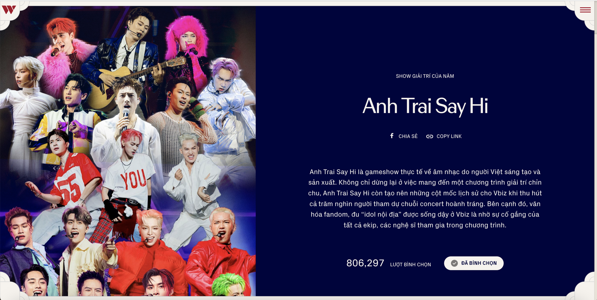 “Đến WeChoice Awards 2024 vì các Anh Trai nhưng ở lại vì tất cả nhân vật truyền cảm hứng”- Ảnh 2.